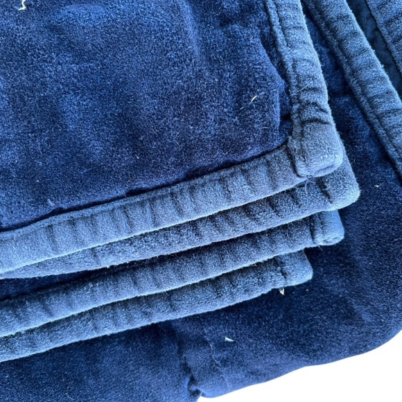 Boho Velvet Patchwork Embroidered Throw Blanket Colorblock Floral 49x60 FLAWS - Picture 10 of 16